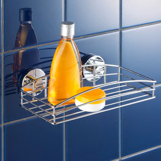 WENKO Vacuum-Loc® Wandablage 2er Set, Befestigen ohne bohren WENKO Vacuum-Loc® Wandablage 2er Set, Befestigen ohne bohren