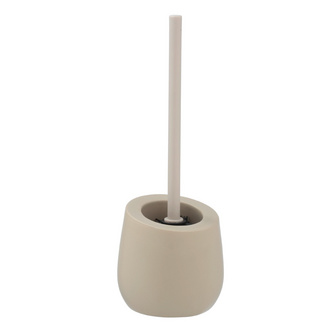 WENKO WC-Garnitur Badi Beige Keramik, mit Silikon-Bürstenkopf WENKO WC-Garnitur Badi Beige Keramik, mit Silikon-Bürstenkopf