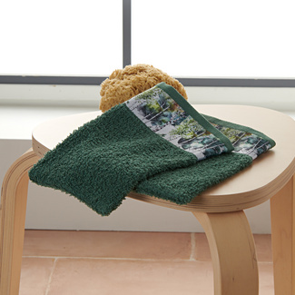 Waschlappen dunkelgrün Eldo Waschlappen dunkelgrün Eldo