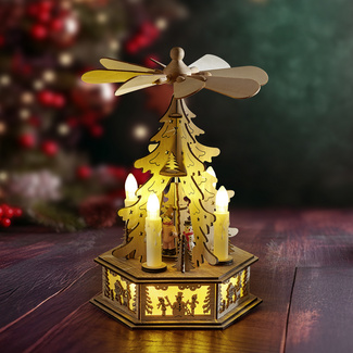 Weihnachtsdeko aus Holz