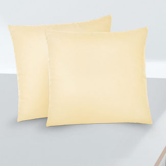 biberna Feinjersey-Kopfkissenbezug Doppelpack gelb, 2x 80x80 cm biberna Feinjersey-Kopfkissenbezug Doppelpack gelb, 2x 80x80 cm