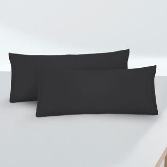 biberna Feinjersey-Kopfkissenbezug Doppelpack schwarz, 2x 40x80 cm biberna Feinjersey-Kopfkissenbezug Doppelpack schwarz, 2x 40x80 cm