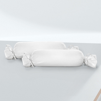 biberna Feinjersey-Nackenrollenbezug Doppelpack weiss, 2x 15x40 cm biberna Feinjersey-Nackenrollenbezug Doppelpack weiss, 2x 15x40 cm