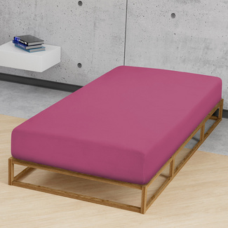 biberna Feinjersey-Spannbetttuch brombeer, 1x 90x190 cm - 100x200 cm biberna Feinjersey-Spannbetttuch brombeer, 1x 90x190 cm - 100x200 cm