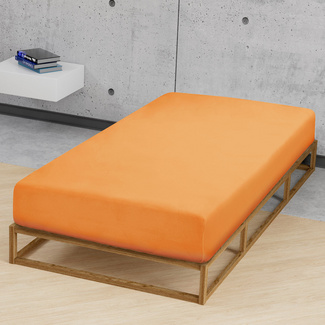 biberna Feinjersey-Spannbetttuch nektarine, 1x 90x190 cm - 100x200 cm biberna Feinjersey-Spannbetttuch nektarine, 1x 90x190 cm - 100x200 cm