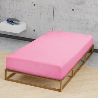 biberna Feinjersey-Spannbetttuch pink, 1x 60x120 cm - 70x140 cm biberna Feinjersey-Spannbetttuch pink, 1x 60x120 cm - 70x140 cm