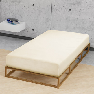biberna Jersey-Elastic-Spannbetttuch kitt, 1x 90x190 cm - 100x220 cm biberna Jersey-Elastic-Spannbetttuch kitt, 1x 90x190 cm - 100x220 cm