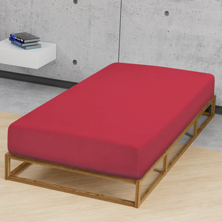 biberna Jersey-Elastic-Spannbetttuch rubin, 1x 140x200 cm - 160x220 cm biberna Jersey-Elastic-Spannbetttuch rubin, 1x 140x200 cm - 160x220 cm