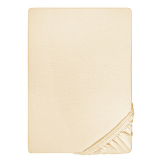 biberna Jersey-Elastic-Topper-Spannbetttuch champagner, 1x 140x200 cm - 160x220 cm biberna Jersey-Elastic-Topper-Spannbetttuch champagner, 1x 140x200 cm - 160x220 cm