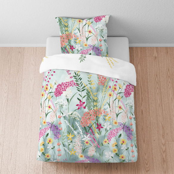 Biberna Cuscino Linon 80x80 Cm – 100% Cotone, Made In Germany, Con Orlo A Conchiglia, Chiusura A Bottoni, Lavabile A 60°