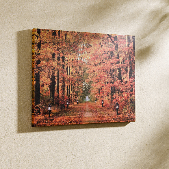 LED-Bild "Herbstwald"