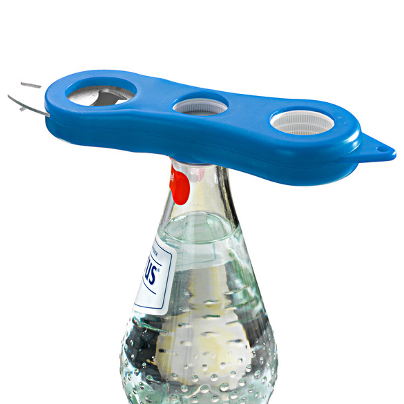 Deckel-Öffner 4-in-1 blau