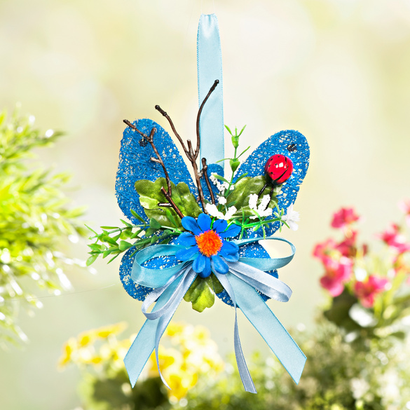 Sisal-Schmetterling blau