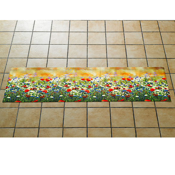 Küchenteppich "Blumenwiese", 52 x 190 cm