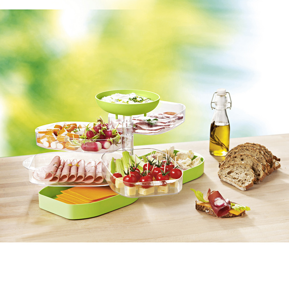 Frischhaltebox mit Buffet, grün