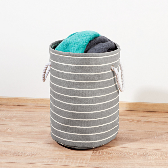 Wäschekorb grau-weiß 32048000 | 3PAGEN