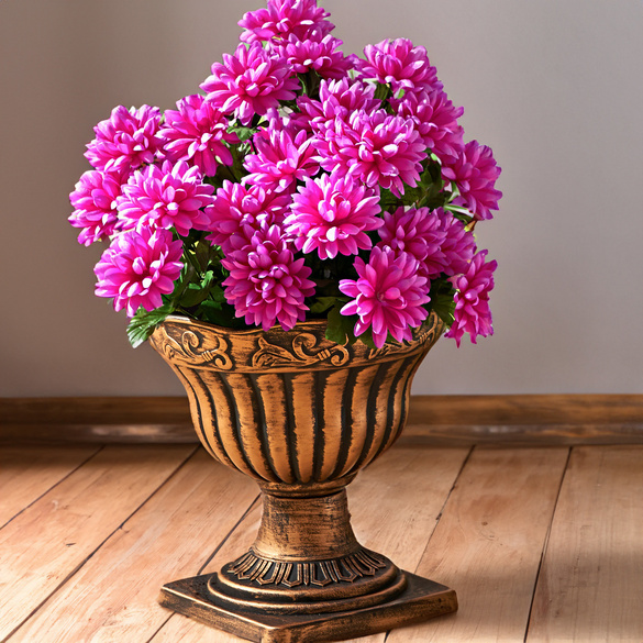 Kunstblume Dahlien-Bouquet lila