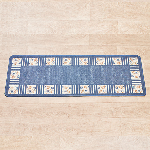 Teppich "Karo" blau, 50 x 150 cm Casa Bonita