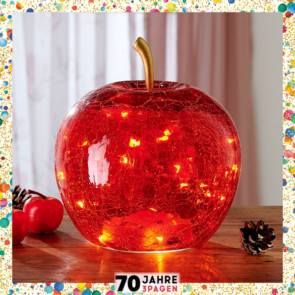 LED-Apfel rot Ø 16 cm Eldo