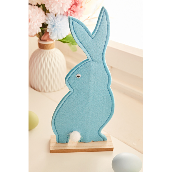Deko-Hase hellblau