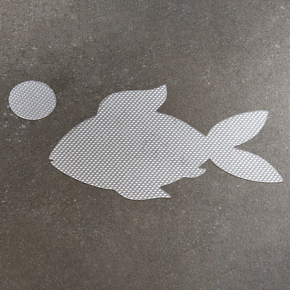 Antirutsch-Sticker "Fische", 50er-Set