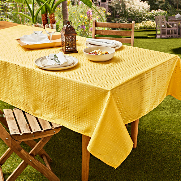 Tischdecke gelb, 140 x 180 cm