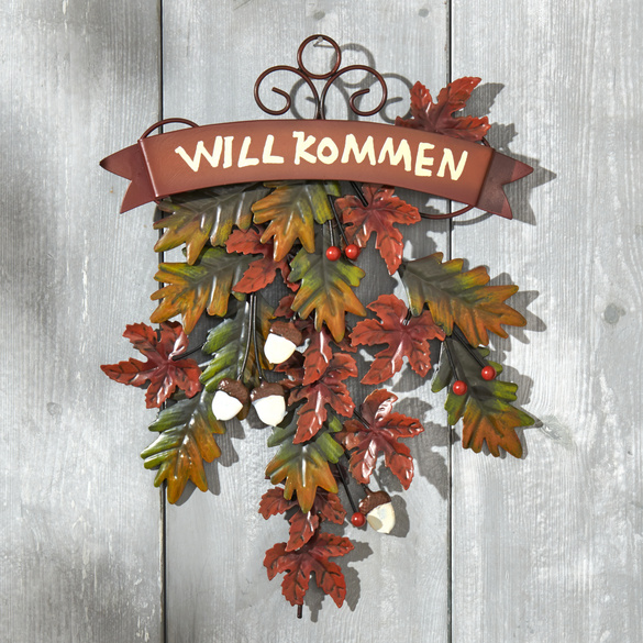Willkommens-Schild "Herbst"