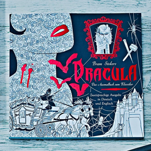 Malbuch "Dracula"