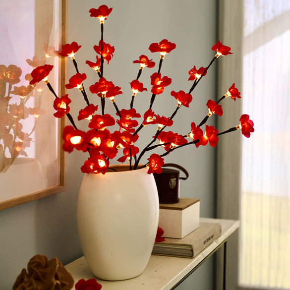 LED-Blütenzweig, rot