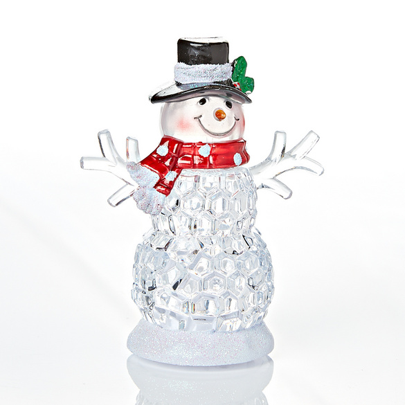 LED-Figur "Schneemann" aus Acryl