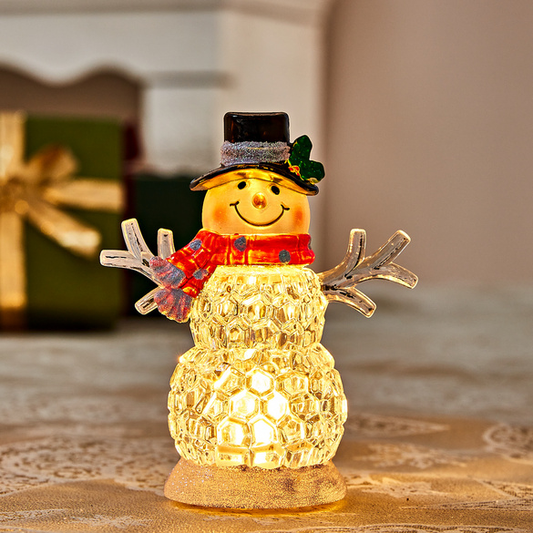 LED-Figur "Schneemann" aus Acryl