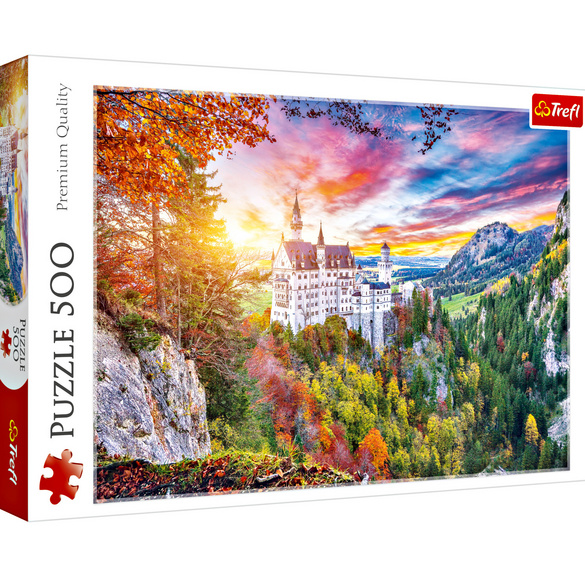 Puzzle 500 Teile - Blick auf Neuschwanstein