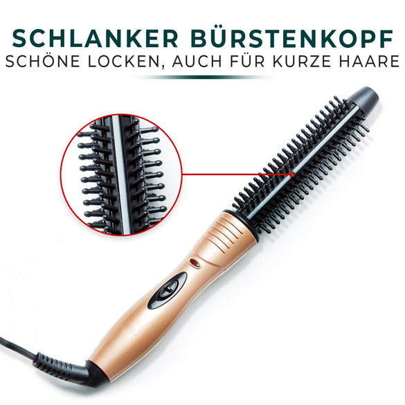 Haar-Styler Lockenbürste elektrisch Java