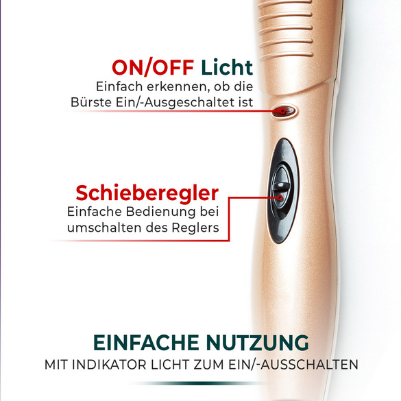 Haar-Styler Lockenbürste elektrisch Java