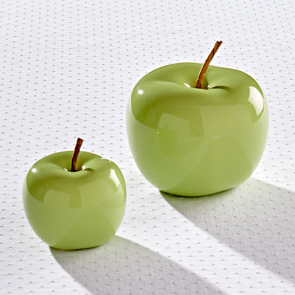 Frühlingsdeko Äpfel aus Keramik Eldo 2er-Set