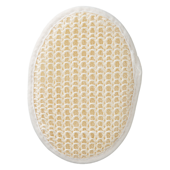 Bade-Massage-Pad, Sisal/Frottee beige