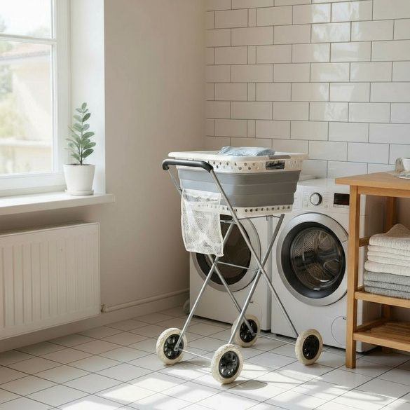 Wäschekorb-Trolley Clarsen
