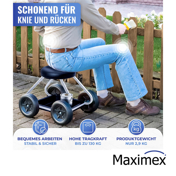 Maximex Rollsitz Secura, 52 x 40 x 41 cm