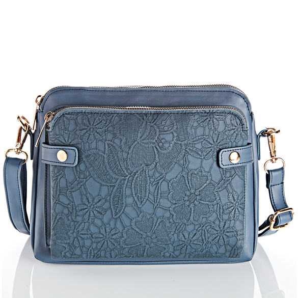 Schultertasche "Amelie" jeansblau