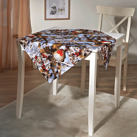 Mitteldecke "Rotkehlchen" 85x85 cm Eldo