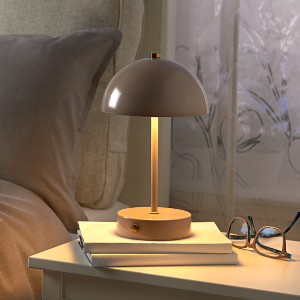 Touch-Lampe grau Eldo