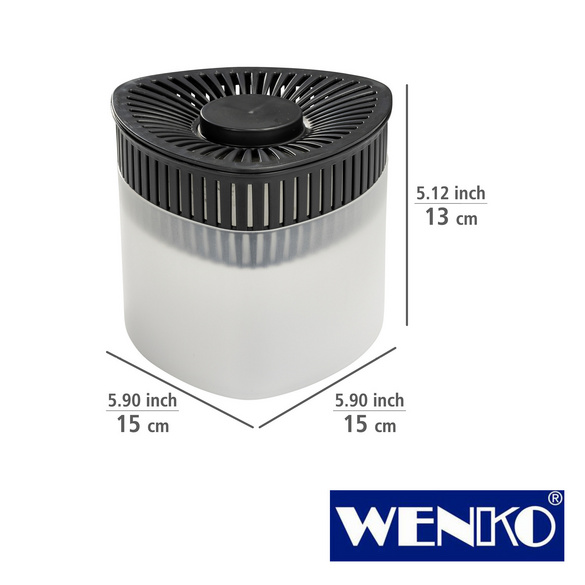 WENKO 2 x Entfeuchter Prisma, 4 x 500 g Nachfüller, für Räume bis ca. 40 m³