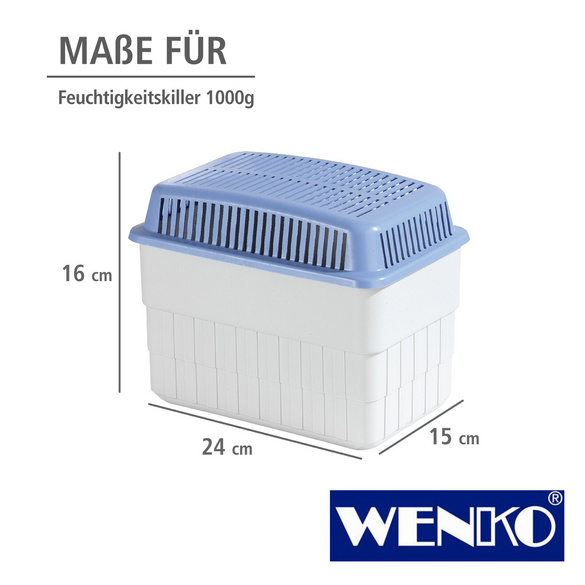 WENKO Feuchtigkeitskiller 1 kg, Raumentfeuchter