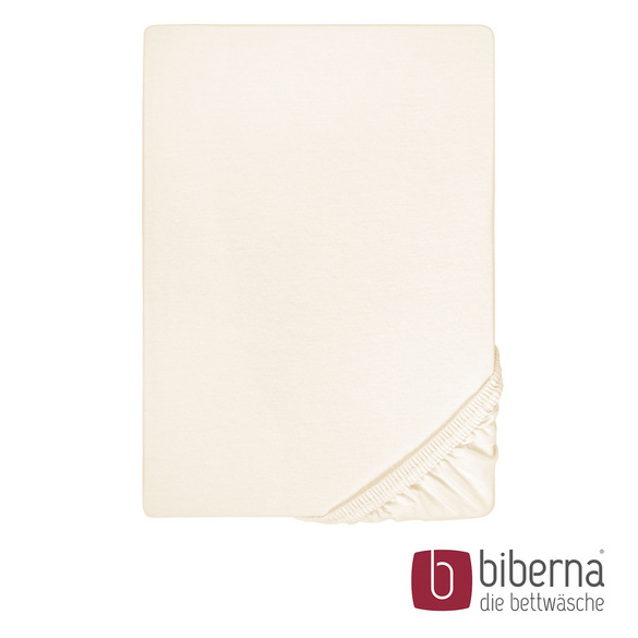 biberna Feinjersey-Spannbetttuch natur, 1x 140x200 cm - 160x200 cm