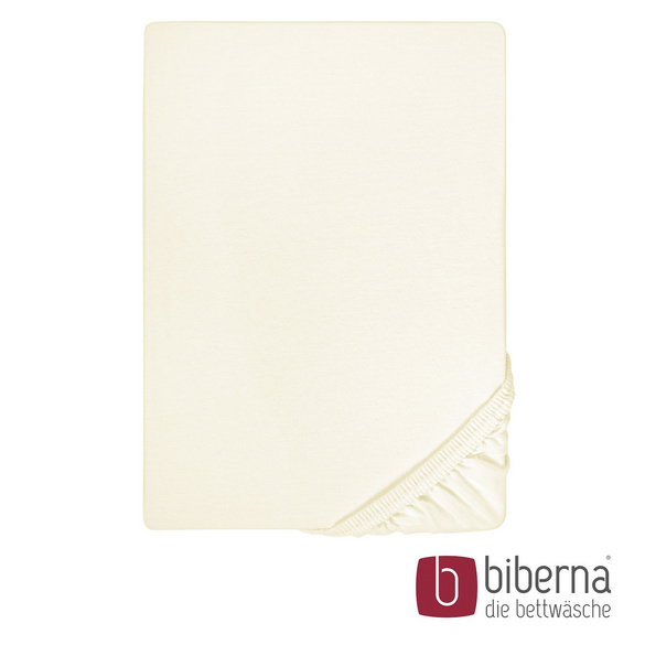 biberna Feinjersey-Spannbetttuch perlmutt, 1x 140x200 cm - 160x200 cm