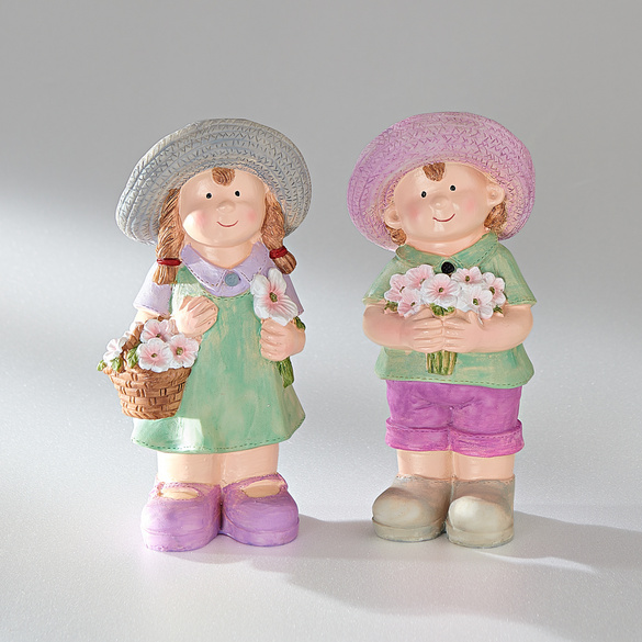 Dekofiguren Blumenkinder "Max & Marie" 2er-Set Gainsborough