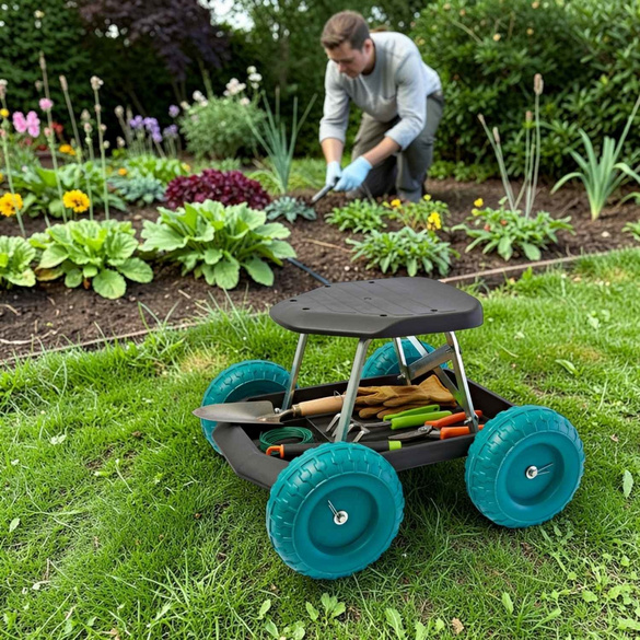 Gartensitz auf Rädern Victor Tools