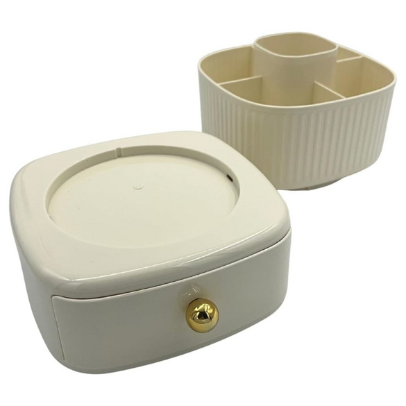 Organizer-Box fürs Badezimmer, drehbar