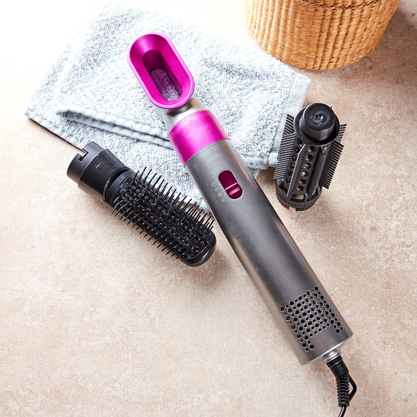 3-in-1 Haarstyler: Haartrockner, Lockenstab & Glättbürste