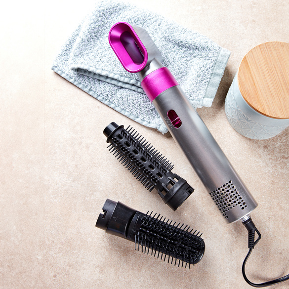 3-in-1 Haarstyler: Haartrockner, Lockenstab & Glättbürste